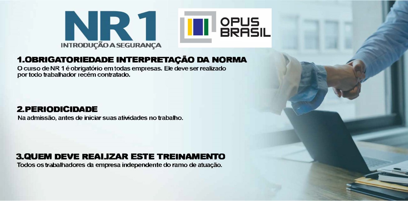 Curso de NR01 - Introdução a Segurança