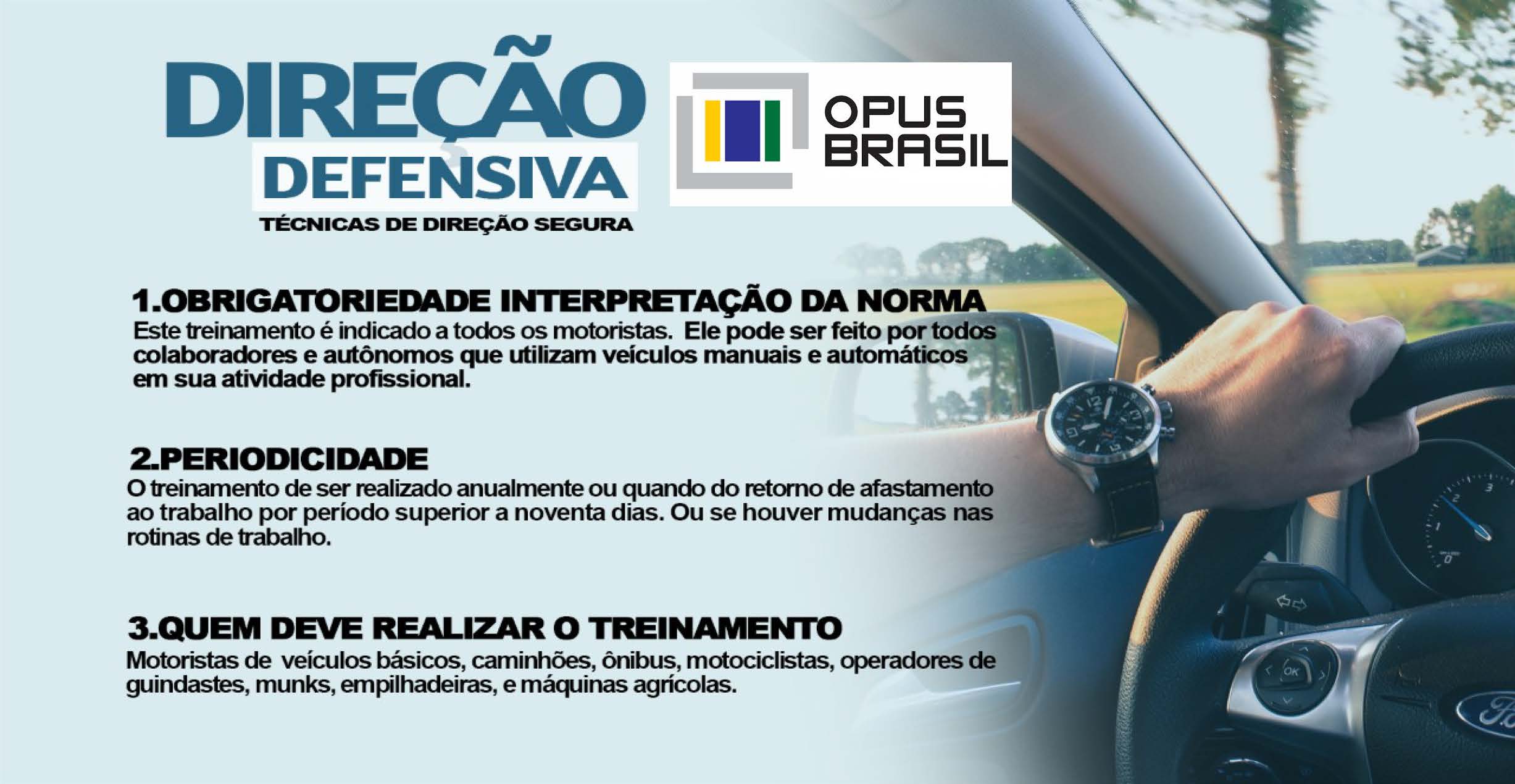 Treinamento com Técnicas de Direção Segura em Empresas