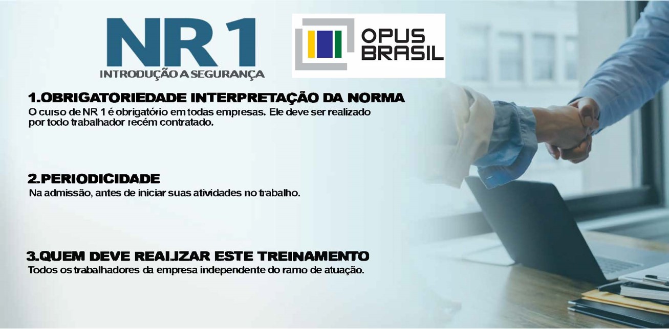 Treinamento de Introdução a Segurança - NR1